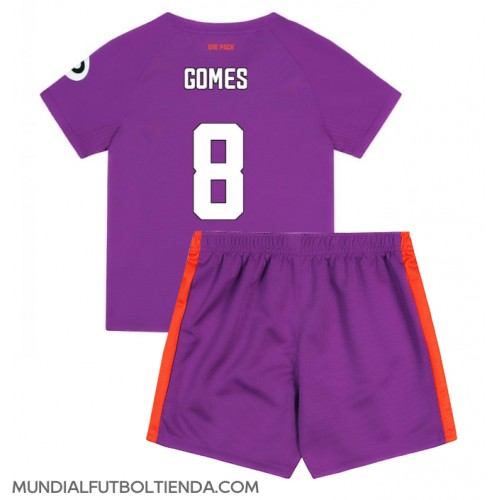 Camiseta Wolves Joao Gomes #8 Tercera Equipación Replica 2024-25 para niños mangas cortas (+ Pantalones cortos)